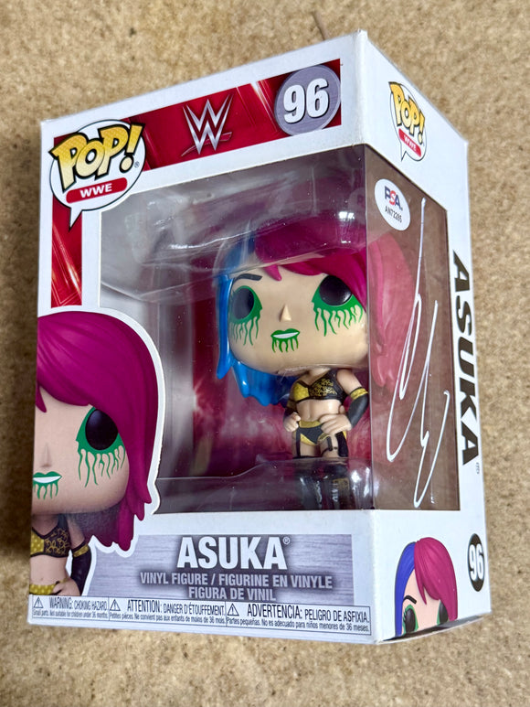 Asuka Signed WWE Women Japanese Wrestling Funko Pop! #96 With PSA COA