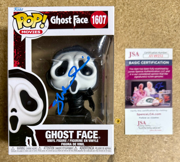 Skeet Ulrich Signed Ghost Face Scream 2024 Funko Pop! #1607 With JSA COA
