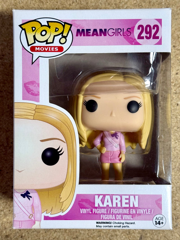 Funko Pop! Movies Karen Smith #292 Mean Girls 2016 Vaulted