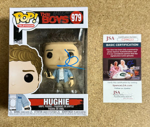 Jack Quaid Signed The Boys Hughie Campbell #979 Funko Pop With JSA COA