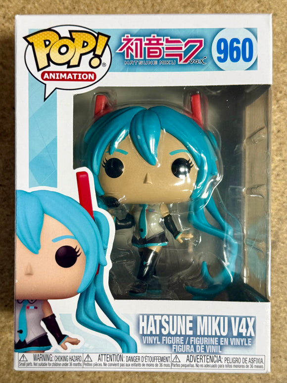 Funko Pop! Animation Rocks Hatsune Miku V4X #960 Vocaloid Crypton Future Media
